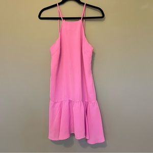 JOA Pink Spaghetti Strap Dress